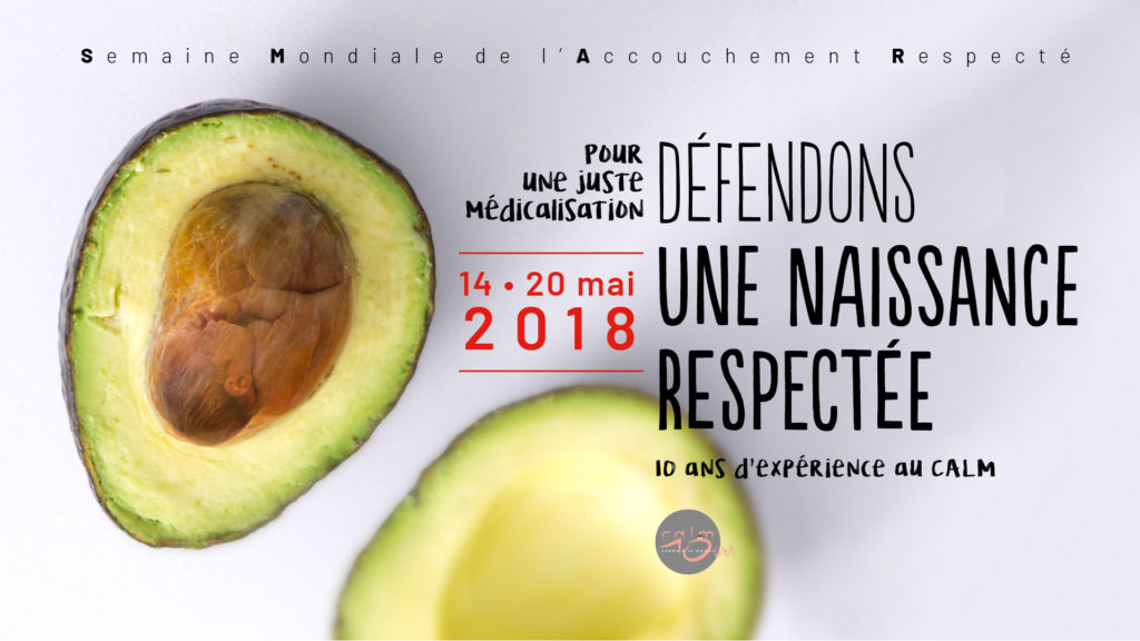 SMAR 2018 : "Défendons une naissance respectée"