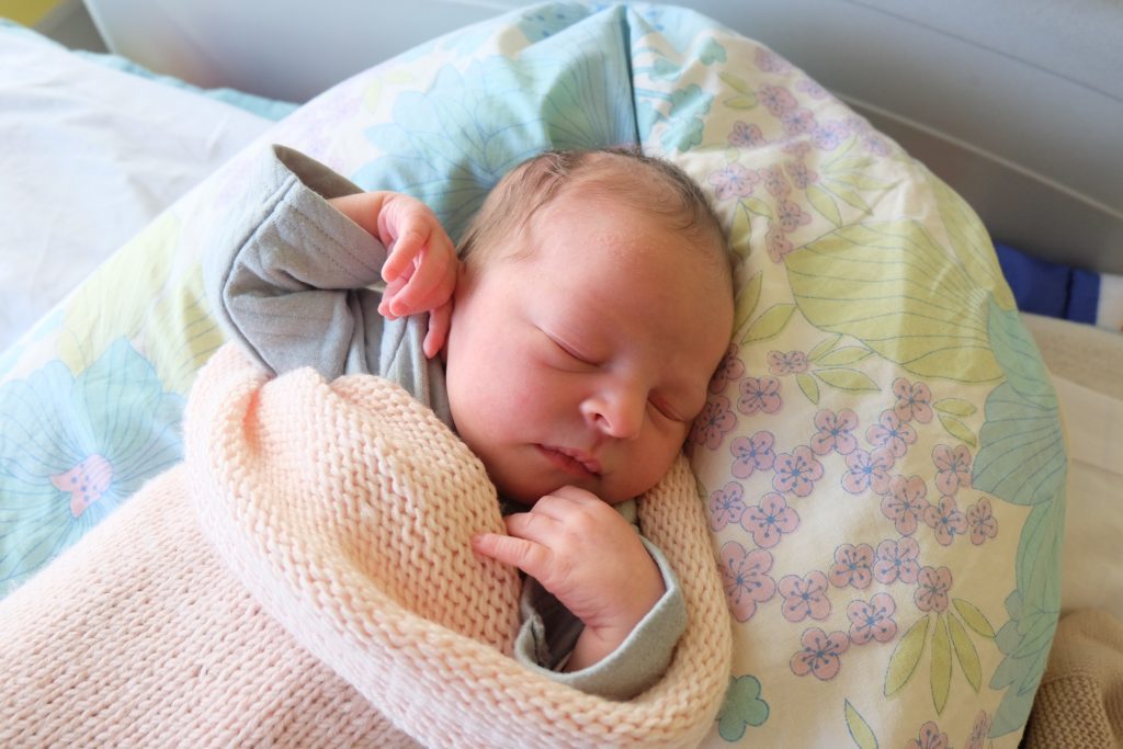 Anne-Charlotte, maman de Matilda née le 9 décembre 2017